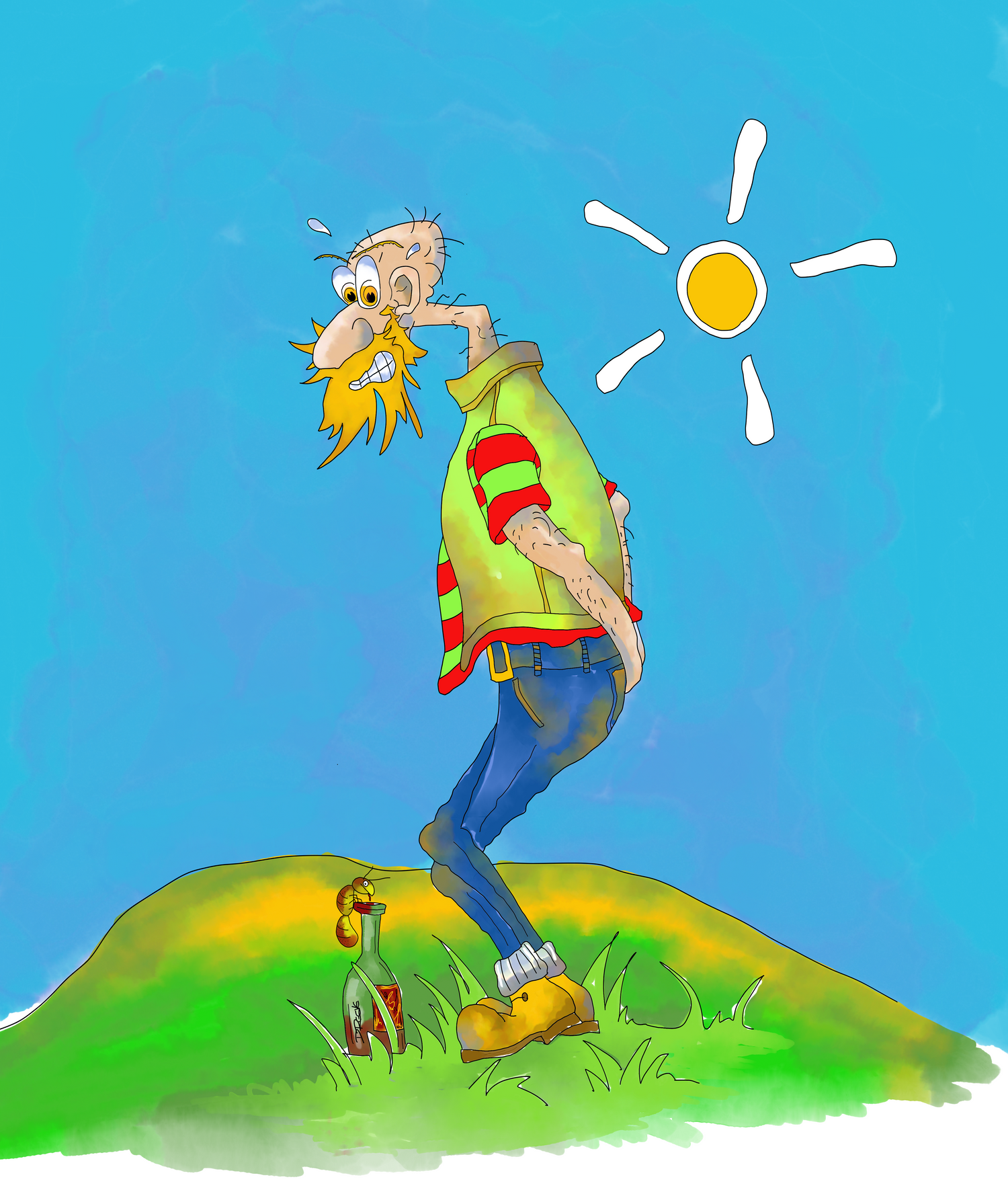 Paraffin Jack  Hillbilly loves his wine and likes to wander all over the fictional world of Quasiland