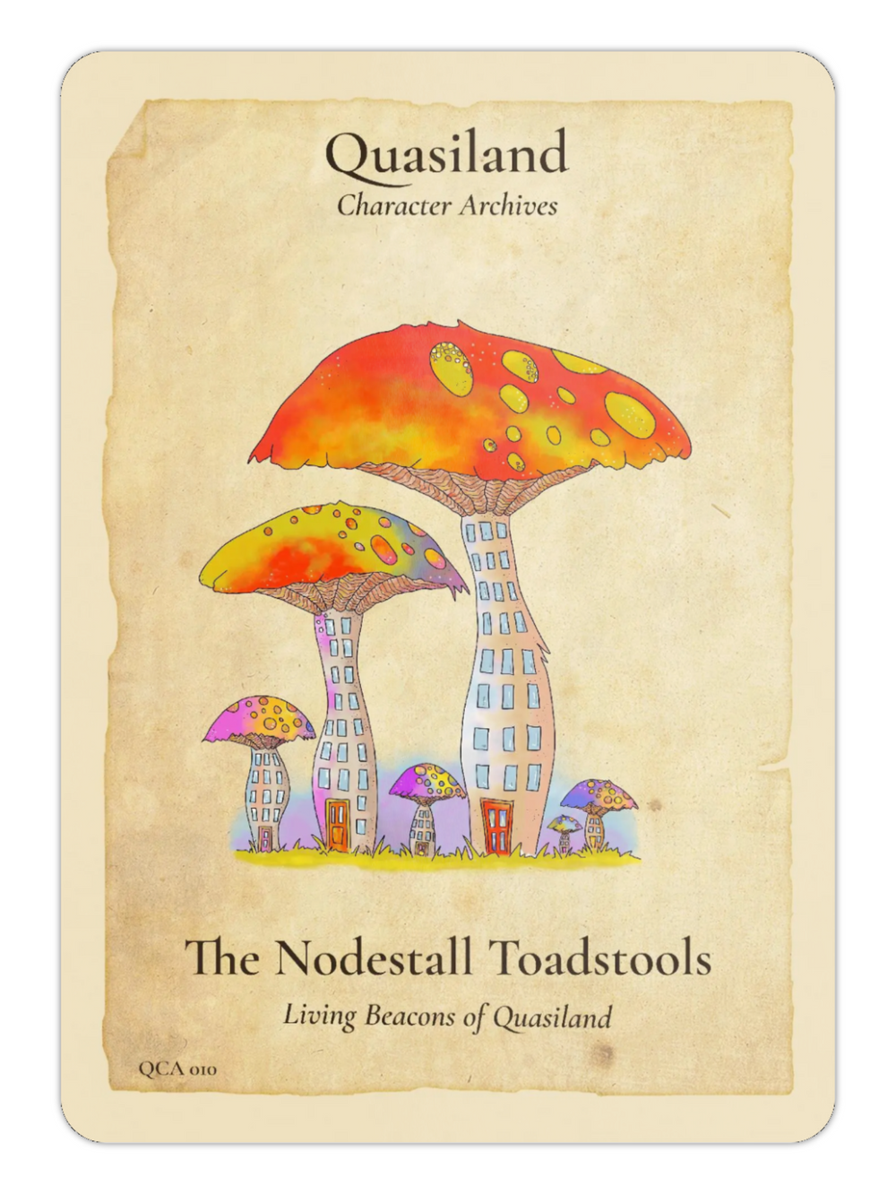 QCA-010 — The Nodestall Toadstools